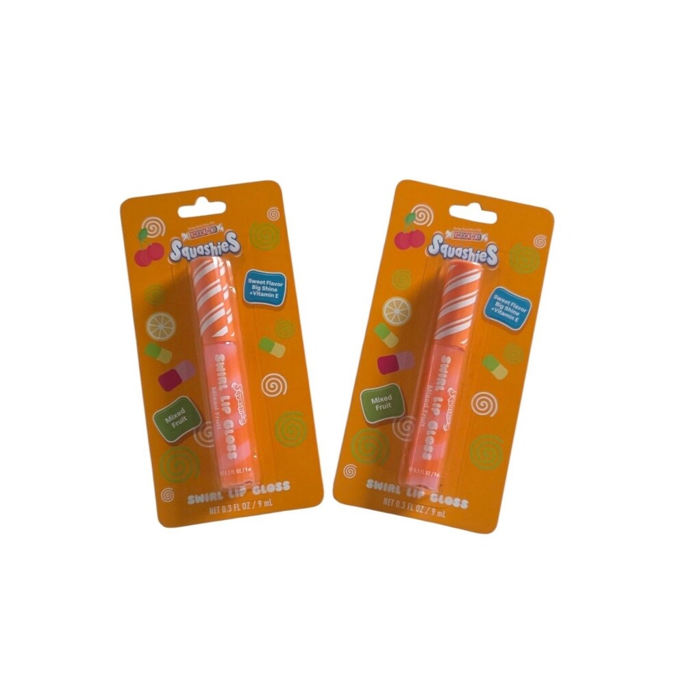 Smarties Squashies  Swirl Lip Gloss 2pk